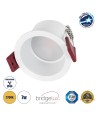 GLOBOSTAR® IP 60345 Χωνευτό Downlight Σποτ Μπάνιου & WC LED 7W 700lm 45° AC 220-240V Αδιάβροχο IP44 Θερμό Λευκό 2700K - Lumileds SMD Chip & TÜV SÜD Driver - Λευκό Ματ - Μ6.6 x Π6.6 x Υ5.3cm - Q5.5cm - 5 Χρόνια Εγγύηση